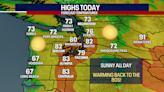 Unusually warm weather for Seattle in May