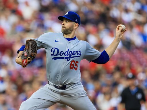 Dodgers Pitcher Sweats Through Jersey on 80-Degree Night in Cincinnati