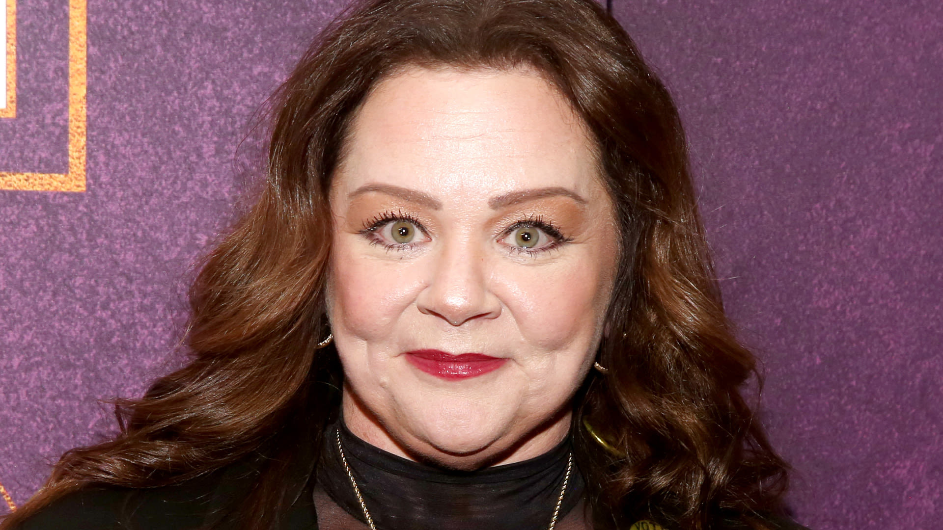 Melissa McCarthy poses in sheer black top and pants in NYC after weight-loss