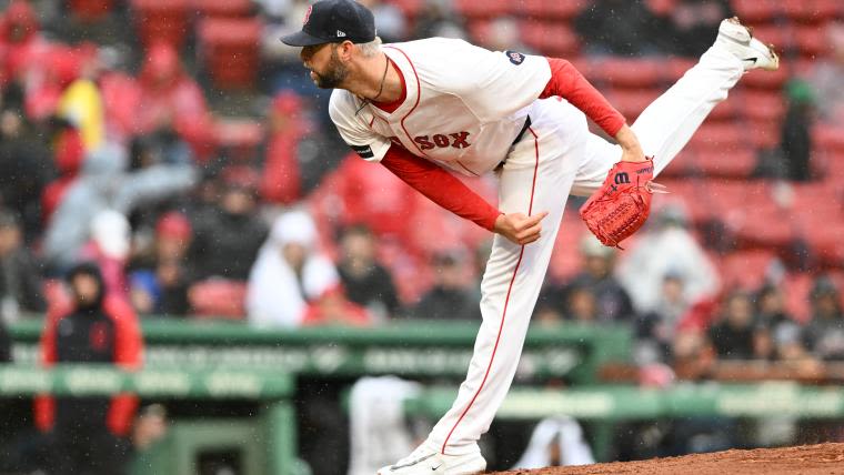 Red Sox pitcher shows off incredible reflexes to make highlight play | Sporting News