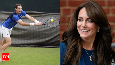 Princess Kate Middleton sends heartfelt message to Andy Murray as his Wimbledon journey ends - Times of India