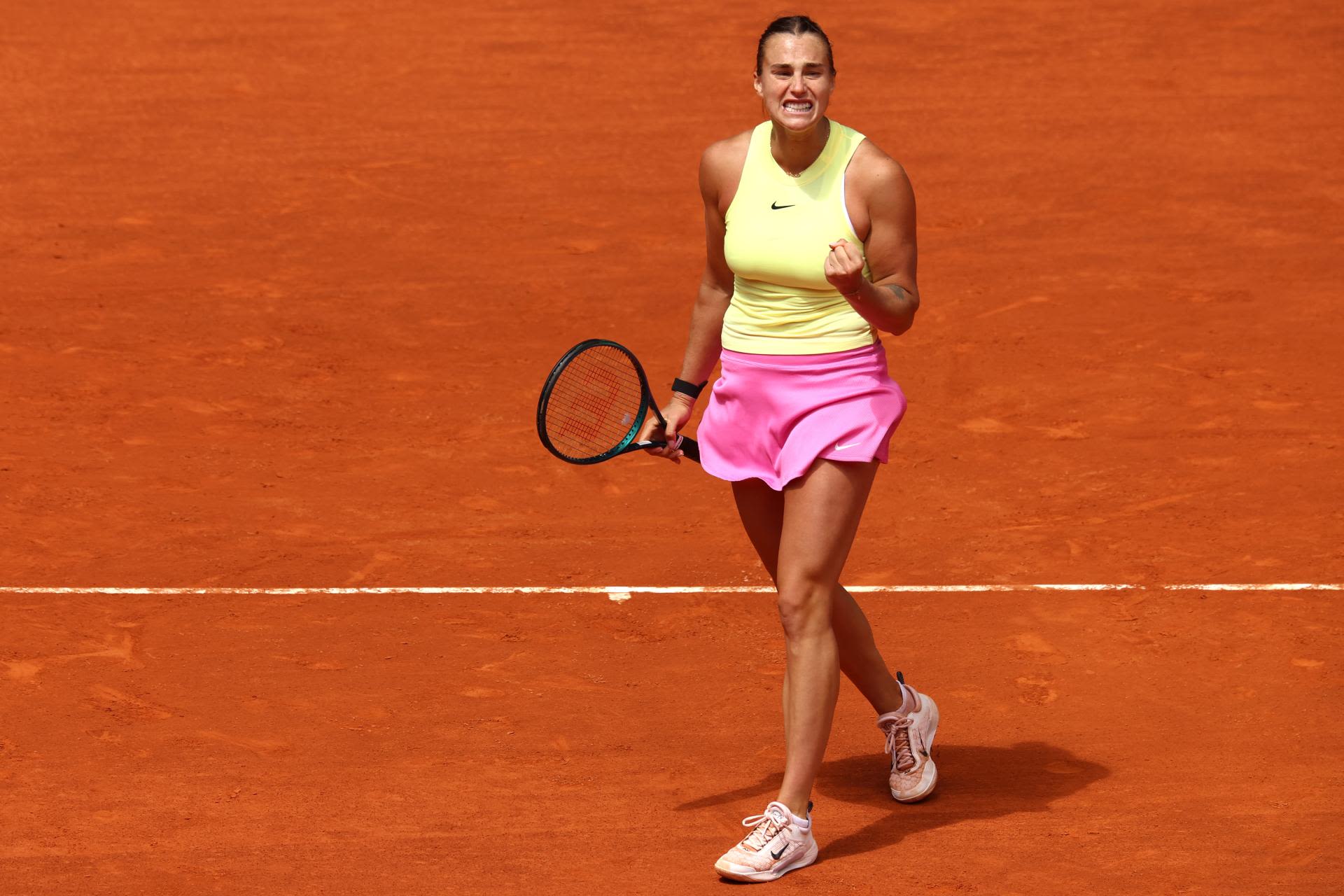 Madrid: Aryna Sabalenka survives big scare in opener, Elena Rybakina safely through