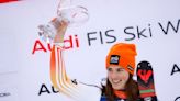 Slovakian skier Vlhova wins World Cup slalom. Shiffrin straddles gate as teammate Hurt finishes 3rd