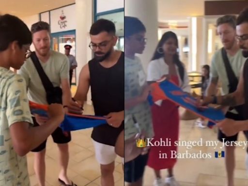 Virat Kohli Makes Day For Youngster In Barbados With Noble Gesture Ahead Of IND Vs AFG Game – WATCH