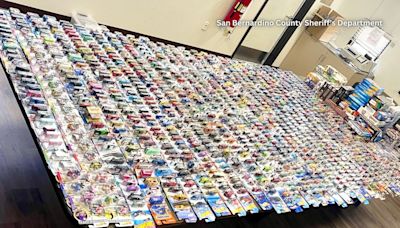 Adelanto man used fake bar codes to steal more than $15K in Hot Wheels, sports cards, police say