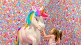 Animatronic unicorns are part of the Unicorn World event coming to Milwaukee in February