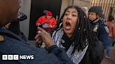 Arrests and anger at US university pro-Palestinian demos