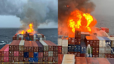 VIDEO: Indian Coast Guard Continues Operation As Fire Persists Onboard Maersk Frankfurt Vessel