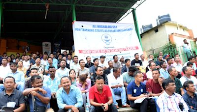 Govt considers SSA non-teaching staff demands as indefinite sit-in begins - The Shillong Times