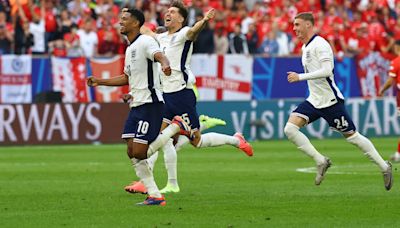 England beat Switzerland on penalties to reach Euros semis