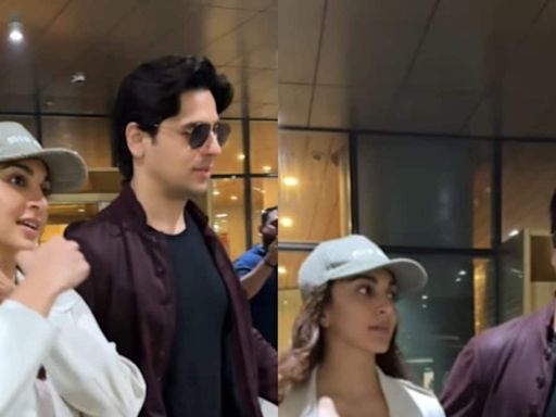 Kiara Advani And Sidharth Malhotra Look Stylish In Casuals As They Return From Italy; Watch Video - News18