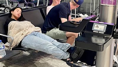 Shattered families bed down at airports amid world PC meltdown