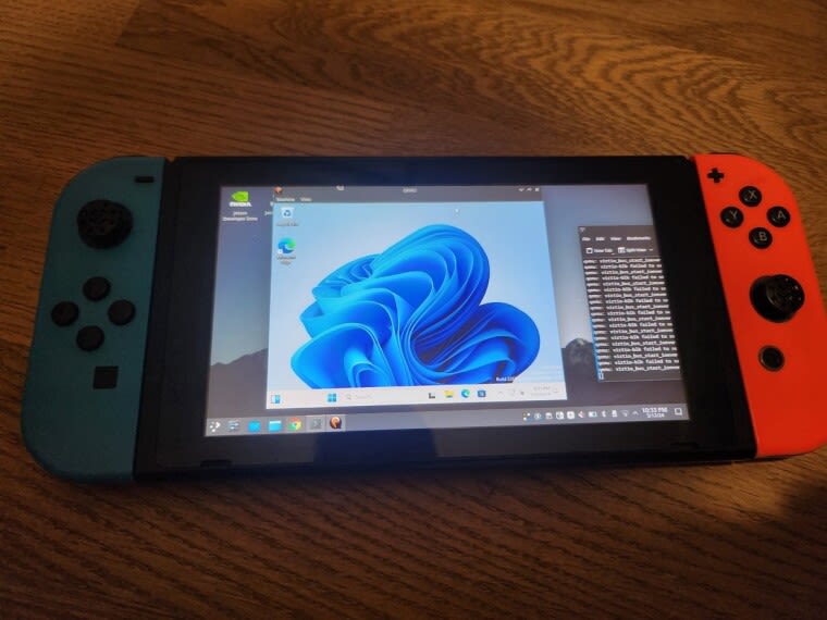 Guy installs Windows 11 on a Nintendo Switch, because why not?