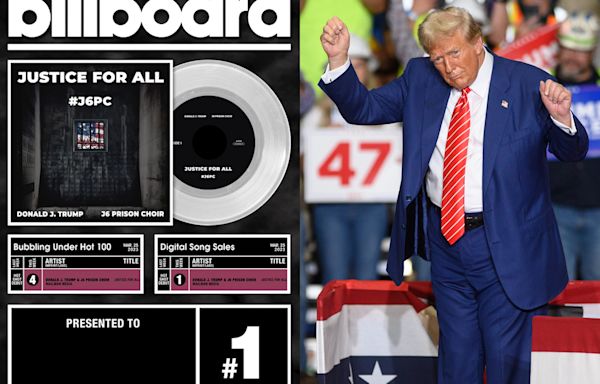 The organizers of a January 6 awards gala claim Trump's song with riot defendants' prison choir 'went Platinum.' It didn't.