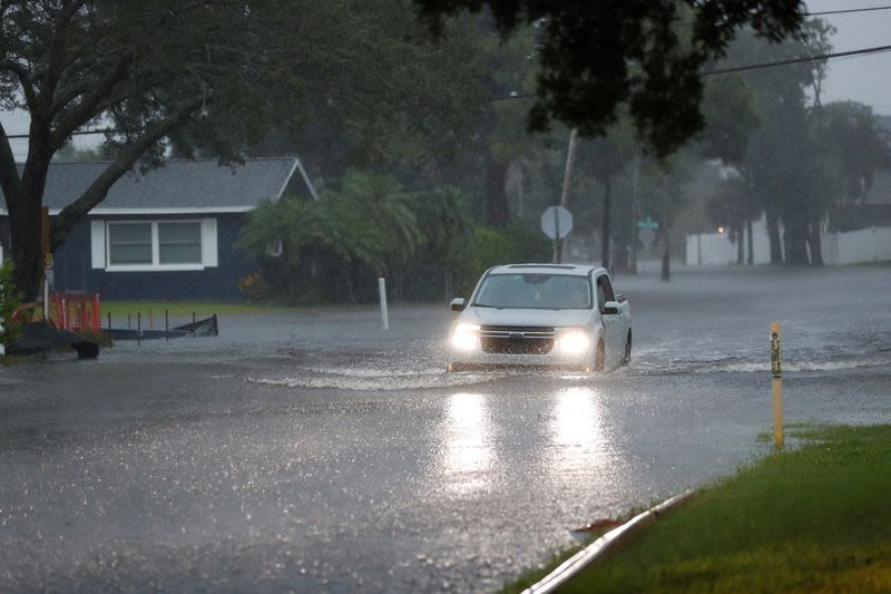 Hurricane Debby takes aim at Florida's Gulf Coast, expected to slog up East Coast