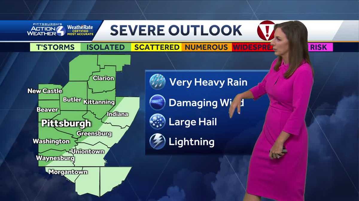 Storms on the way: Wednesday is a Severe Weather Alert Day in Pittsburgh