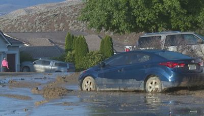 Hidden Valley residents react to heavy mud caused by flash flooding