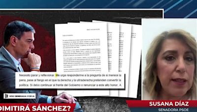 La reacción de Susana Díaz al conocer la carta de Pedro Sánchez a la ciudadanía: "No me lo creía, pensaba que era falsa"