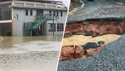 Rescates, inundaciones y derrumbes por intensas lluvias