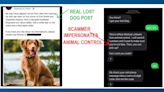 Scammer impersonates Animal Control Officer & answers lost dog post on Facebook