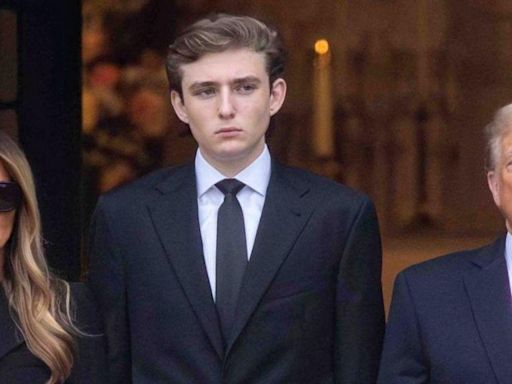 Barron Trump, el hijo menor del expresidente, no participará en la Convención Republicana