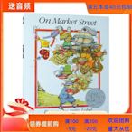 熱銷 英文英語繪本 On Market Street市場街 兒童英語認知圖畫書 故事現貨 可開票發