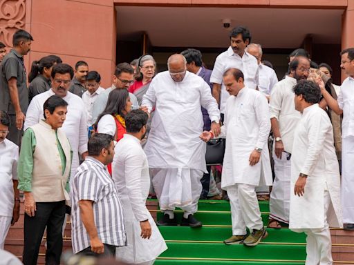 Narendra Modi’s ’habit is to lie’, says Mallikarjun Kharge as Opposition walks out of Rajya Sabha over ’insult’ | Mint