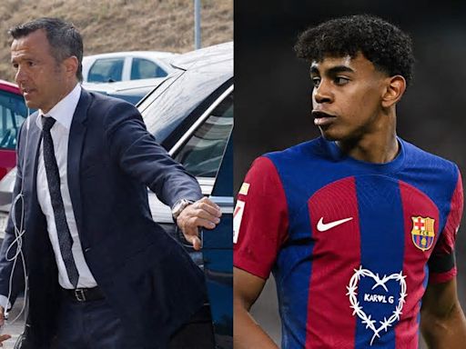 Mendes le para los pies a Al-Khelaifi: ''Lamine Yamal no se mueve del Barça''