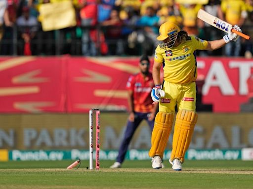 Watch: Harshal Patel castles MS Dhoni for a golden duck, leaves CSK fans at Dharamsala stunned