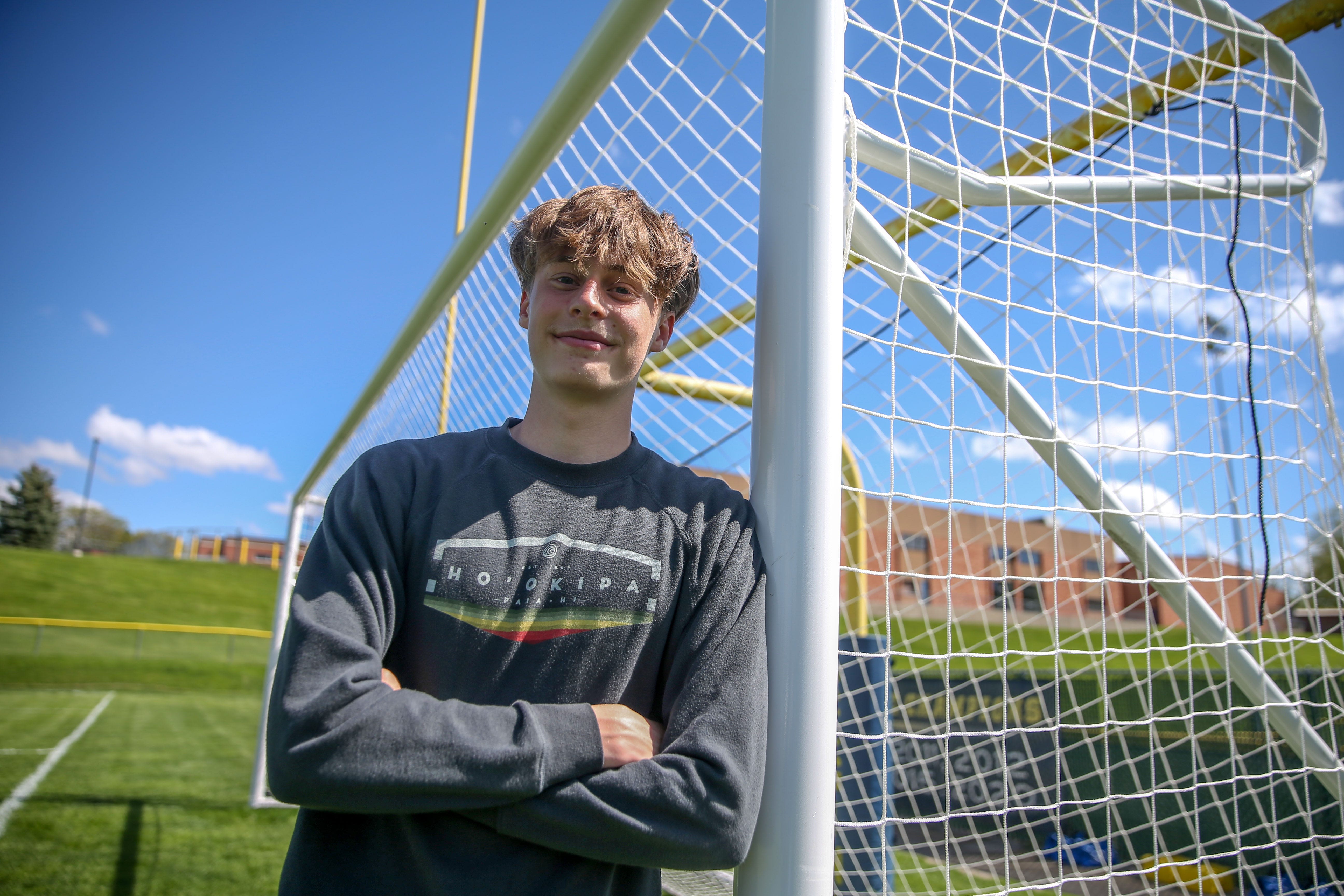 Regina Catholic's Thor Olso has made an impact on the soccer field since move from Norway