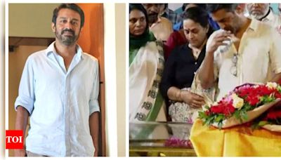 T P Madhavan's son, Bollywood director Raja Krishna Menon, bids farewell as veteran actor laid to rest - Times of India