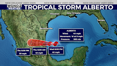 Tropical Storm Alberto forms in Gulf. Here’s the latest track and potential impacts.