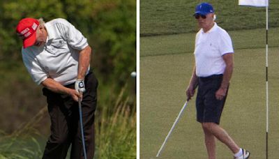 Fore! Biden and Trump argue about who's better at golf during Thursday's debate