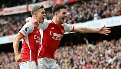 Arsenal power four points clear as Burnley sink towards relegation