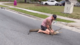 WHOA! Barefoot Florida man uses bare hands to tackle 8-foot alligator