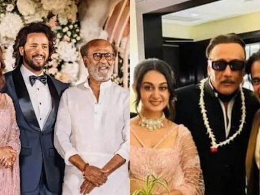 Rajinikanth, Jackie Shroff Attend Aishwarya Arjun-Umapathy Ramaiah's Wedding Reception; Photos - News18