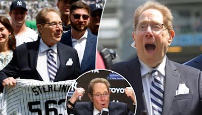 John Sterling leaves unique stamp on Yankees retirement celebration