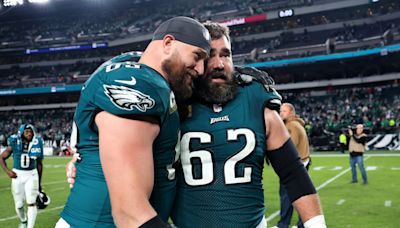 Don't worry, Lane Johnson has no plans to do what Jason Kelce did