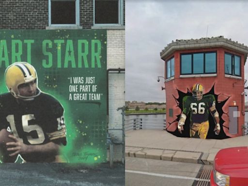 Two murals for Packers legends planned in downtown Green Bay ahead of NFL Draft