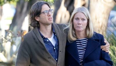 Gwyneth Paltrow & Husband Brad Falchuk Keep Close on Date Night in L.A.