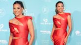 Eva Longoria Favors Sharp Shoulders in Cutout Dress at Global Gift Gala Marbella 2024