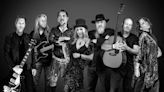 Fleetwood Mac tribute band on stage at Mitchell Opera House April 15