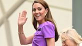 Princess Kate sends secret message with stunning purple Wimbledon outfit