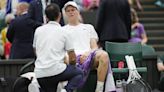 Jannik Sinner loses to Daniil Medvedev at Wimbledon after getting treatment from a trainer