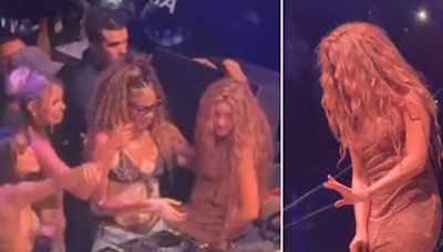 Shakira leaves stage abruptly mid-dance causing concern from worried fans