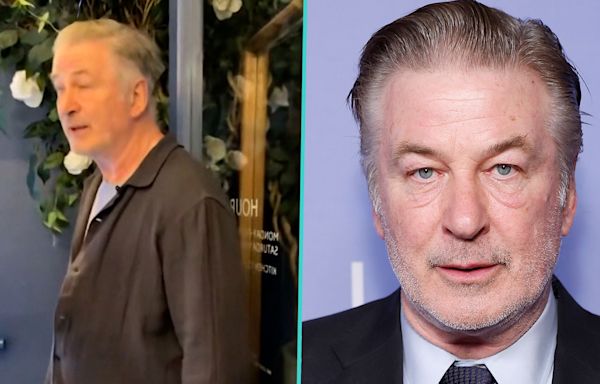 Alec Baldwin Appears To Knock Phone Out Of Person's Hand Asking Him To Say 'Free Palestine' | Access