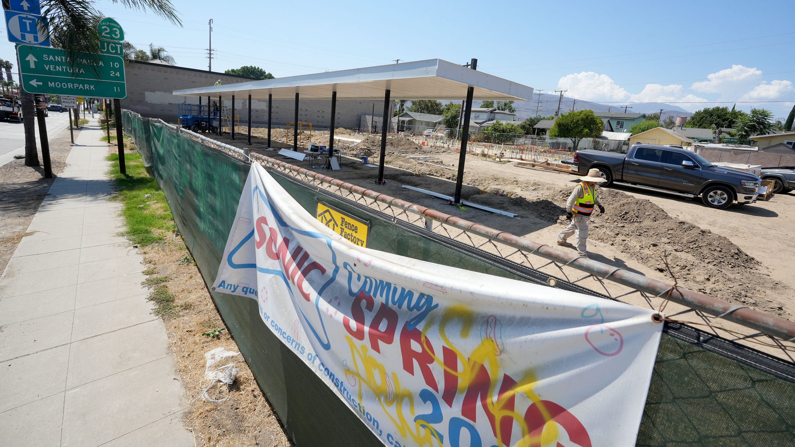 See how the Sonic in Fillmore is taking shape