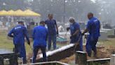 Brazilian authorities bury deceased migrants who drifted in African boat to the Amazon