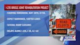 ODOT I-235 NB bridge joint rehabilitation project start Tuesday night