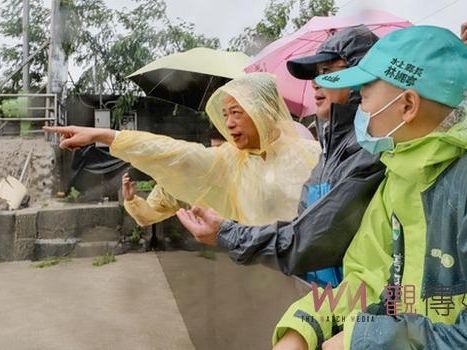 凱米颱風撲台水上鄉淹水 縣長翁章梁視察八掌溪堤岸 | 蕃新聞